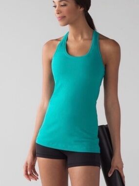 lululemon athletica Women’s Teal Cool Racerback Tank